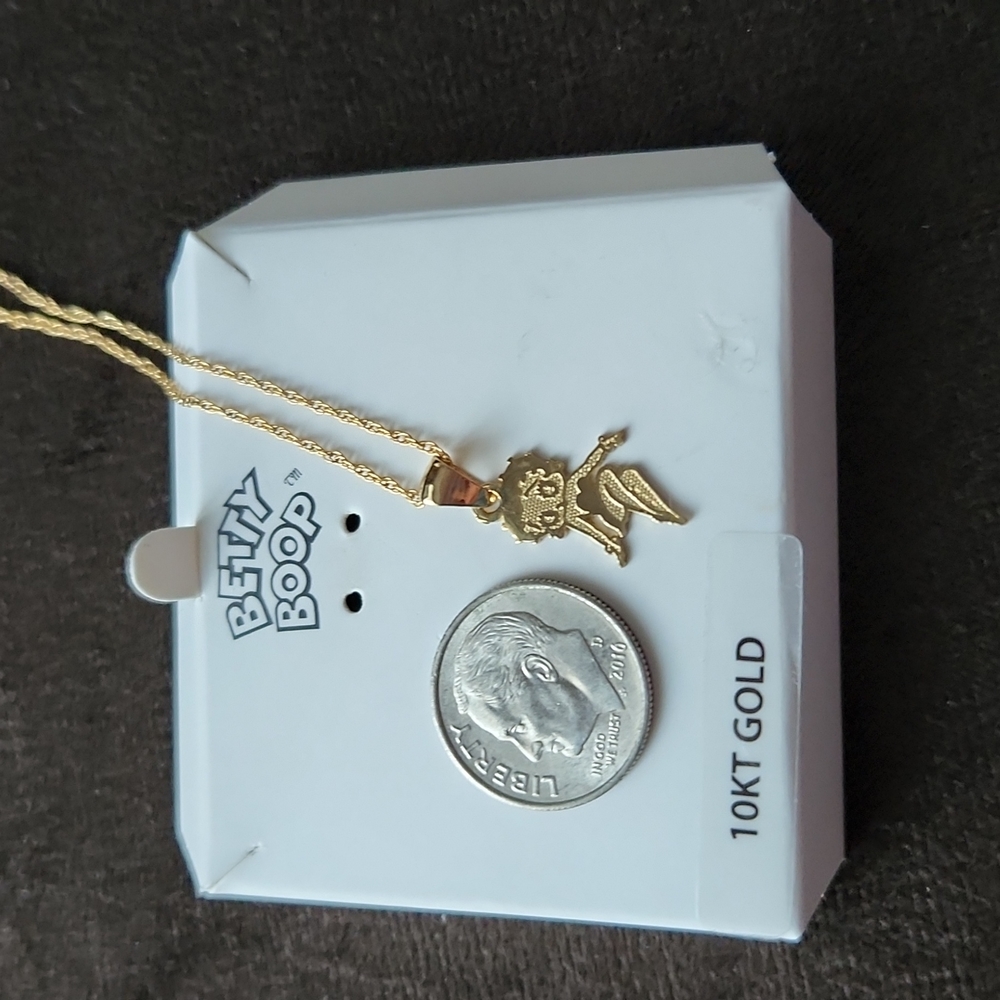 10K.BETTY BOOP pendant.